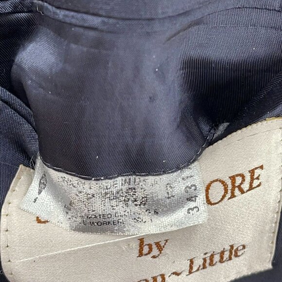 Vtg Unstructured Woolworth's 2-Bttn Gray Plaid Wool Sport Coat (42L or 44L) - Picture 5 of 14